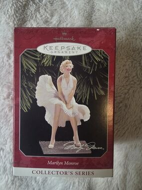 Vintage Hallmark Keepsake Ornament 1998 Marilyn Monroe 2nd In Collector's Series